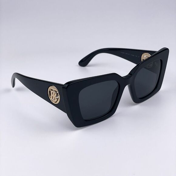 NEW Burberry BE4344 Daisy 300187 Black Dark Gray Square Women Sunglasses main image 12